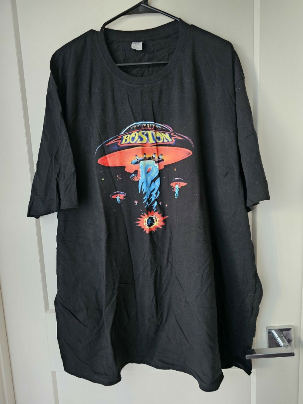 Boston -Graphic Black Men's Band T‑Shirt